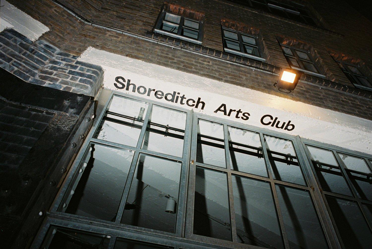 the front entrance of shoredtich arts club